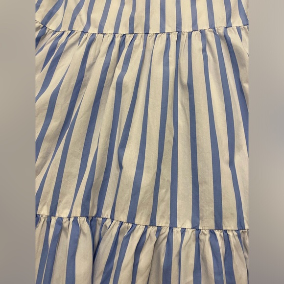J. Crew Tiered cotton poplin mini dress in Barrie stripe- XXS - Picture 12 of 16